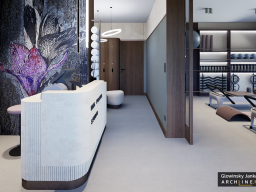 Crimson accents and quiet luxury: an Award-winning home